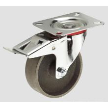 4inch Casting Iron Wheel Industrial Caster with Brake